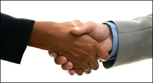 photo of a handshake